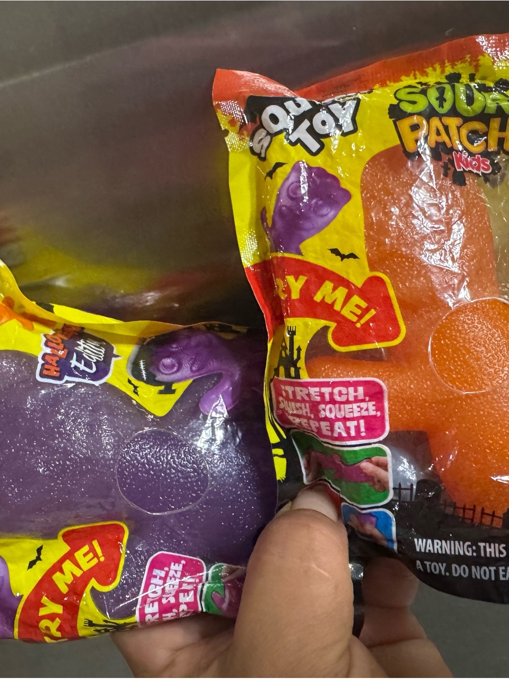 Squishmallows Sensory Stretch Fidgets - Purple & Orange